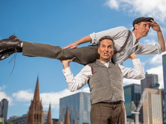 Lano and Woodley bring their madcap reunion show back to Melbourne. Picture: Jason Edwards