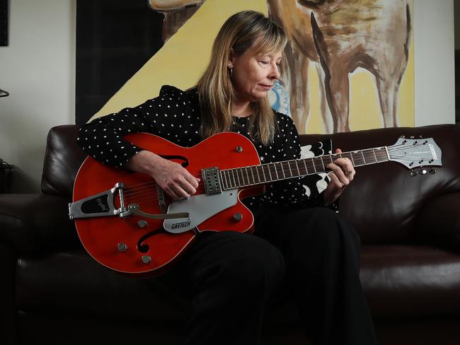 2/11/23: Australian  composer Amanda Brown at her home. John Feder/The Australian