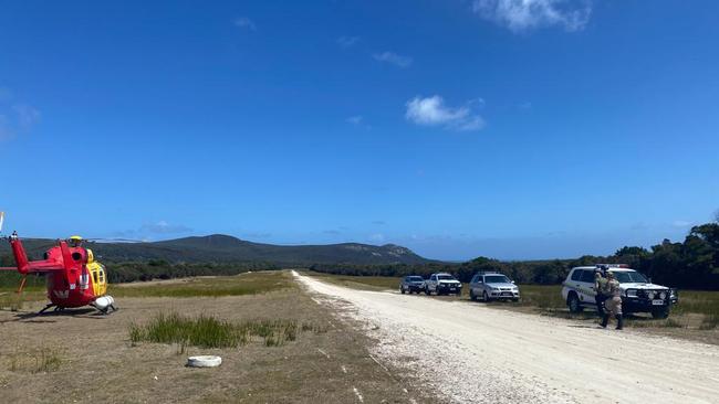 Police seized cannabis and ammunition as part of an operation on the Furneaux Islands. Pic: Tasmania Police