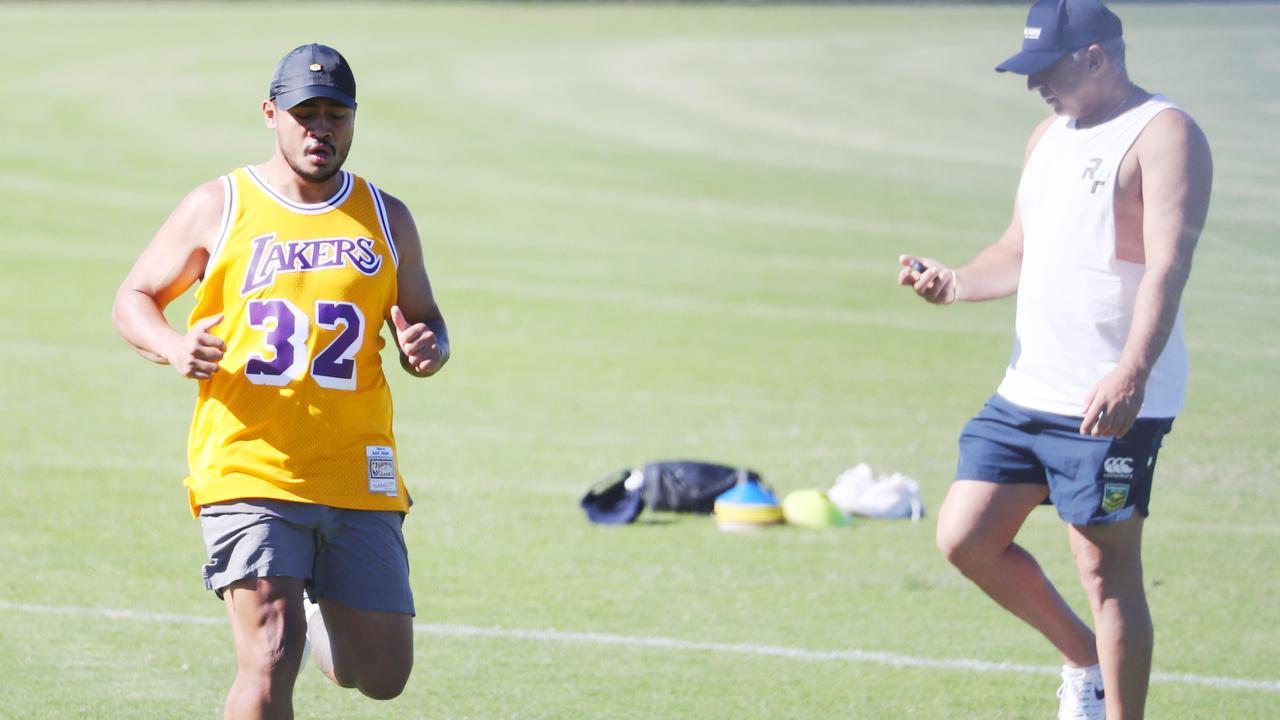 Milford was training in Sydney with Roger Fabri. Picture: John Grainger