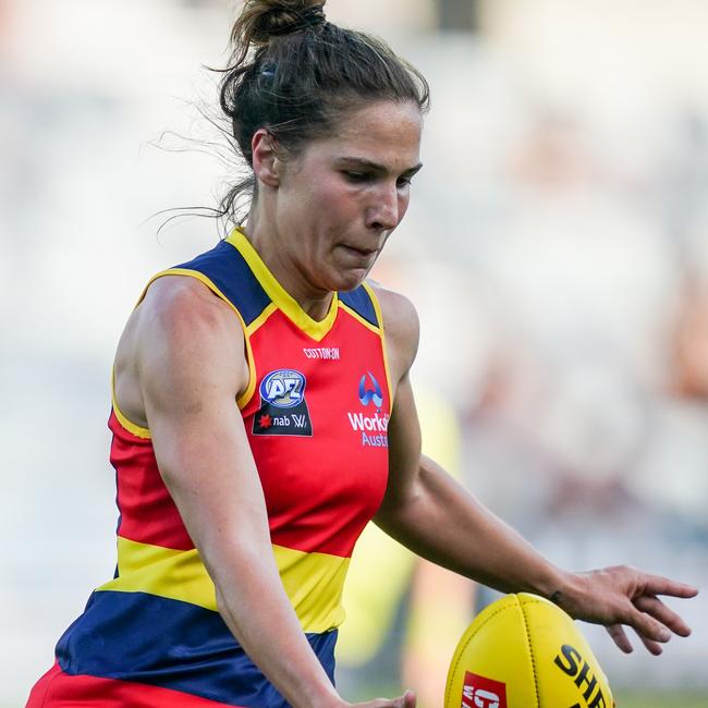 Najwa Allen is set to be out of action until at least the finals series. Picture: AAP