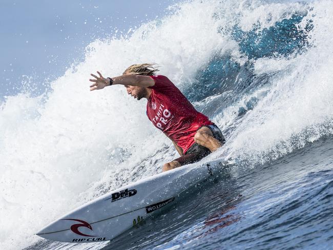 Owen Wright is in fine form in Tahiti.