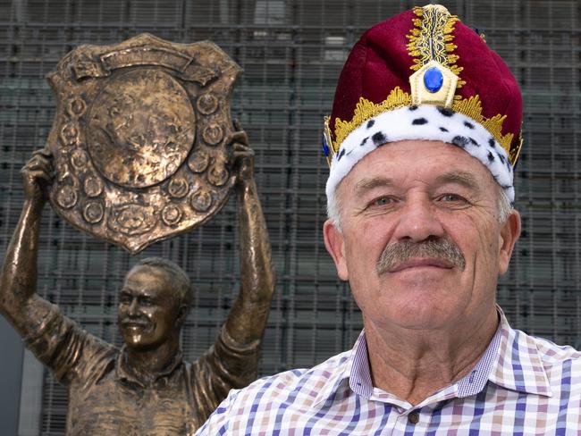 Wally Lewis at Suncorp Stadium ahead of the Kings Birthday public holiday. Photo - Zain Mohammed