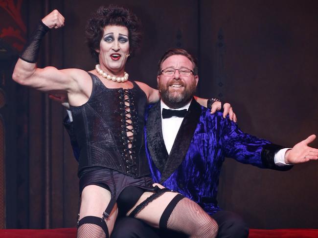 Jacobson is starring with Todd McKenny in The Rocky Horror Show on stage in Sydney. Picture: David Caird