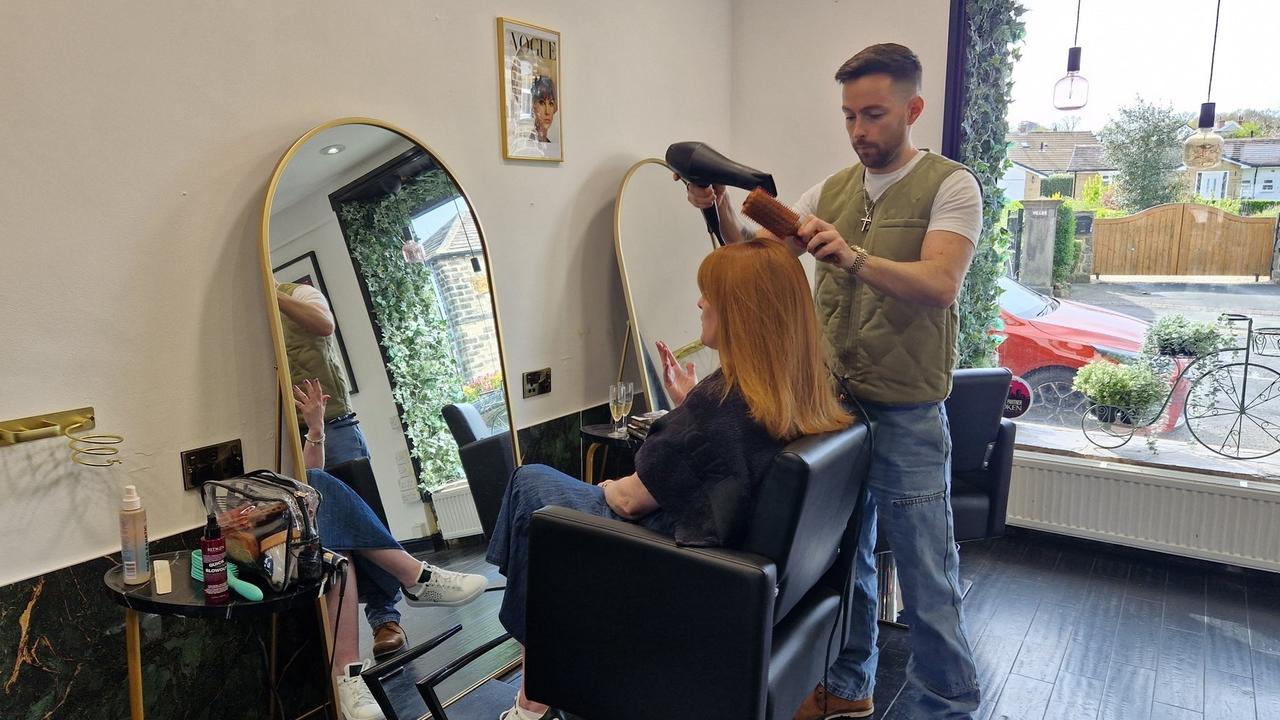 Mel B’s fiance Rory McPhee (pictured) runs the salon. Picture: Yorkshire Post / SWNS