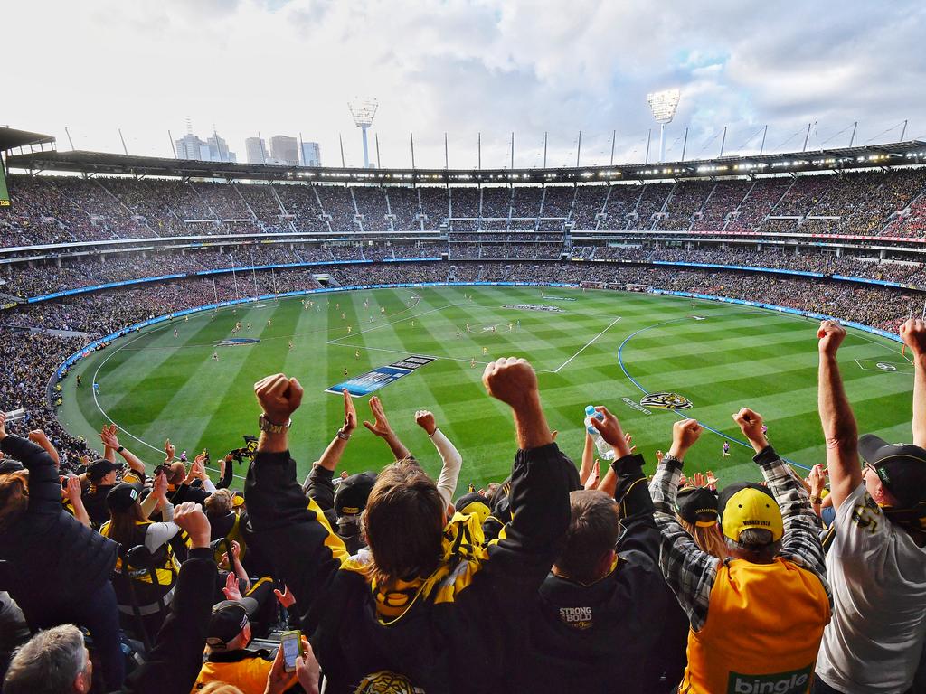 There will be no cap on the number of spectators able to attend games at the MCG. Picture: Jason Edwards