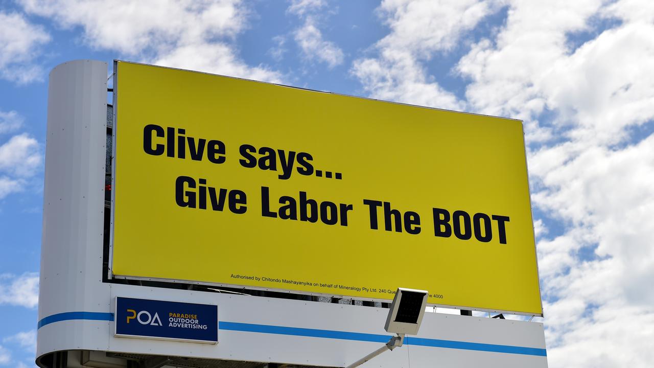 UAP political advertising near Townsville. Picture: Evan Morgan