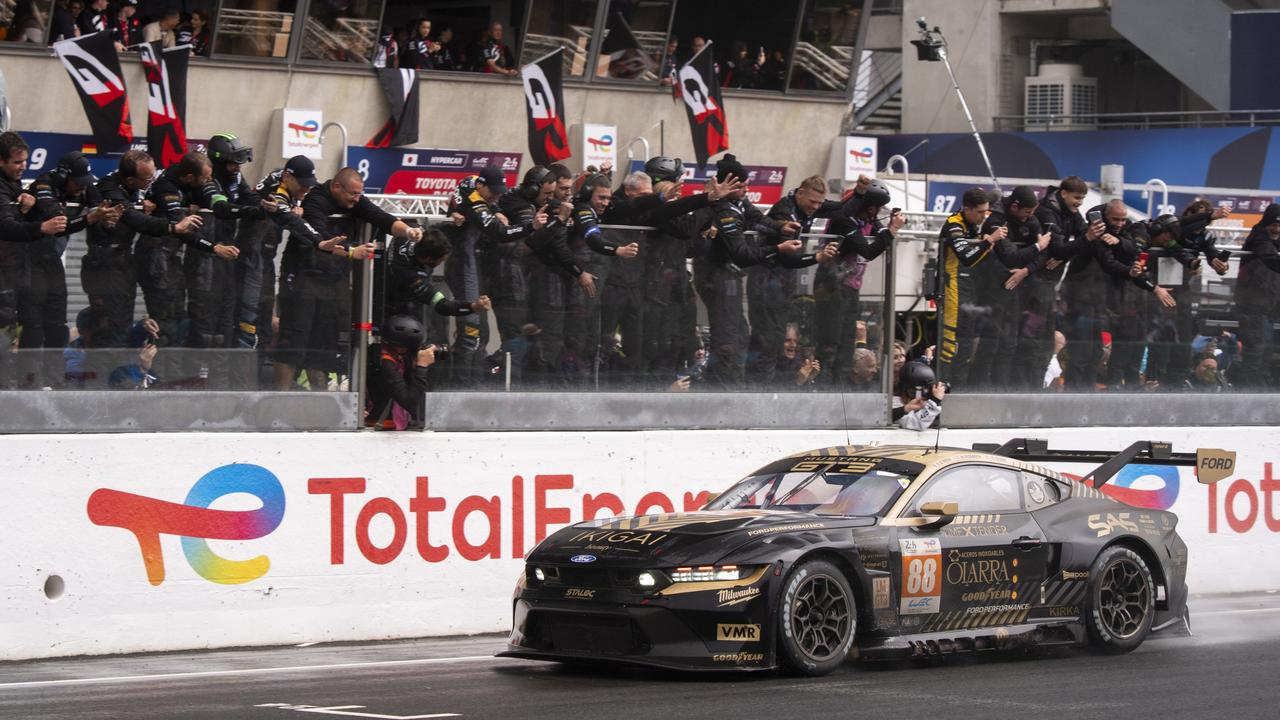 Dennis Olsen drove to the podium in Ford's Mustang GT3. Photo: Supplied