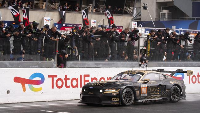 Dennis Olsen drove to the podium in Ford's Mustang GT3. Photo: Supplied