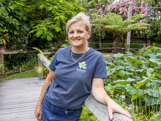 Redland City Council Mayor Karen Williams at her Mt Cotton home. Picture: AAP Image/Richard Walker