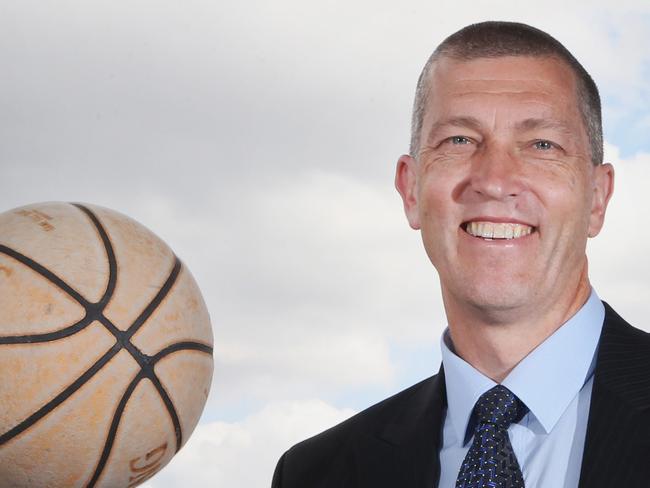 The new Brisbane Bullets NBL team announce Current Australian Boomers Coach Andrej Lemanis as their head coach for next season. Pic Jono Searle.