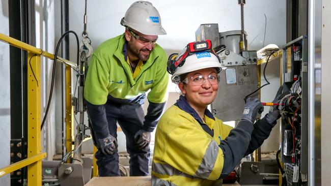 A new campaign will help women break down barriers in construction industry. Picture: Tim Carrafa
