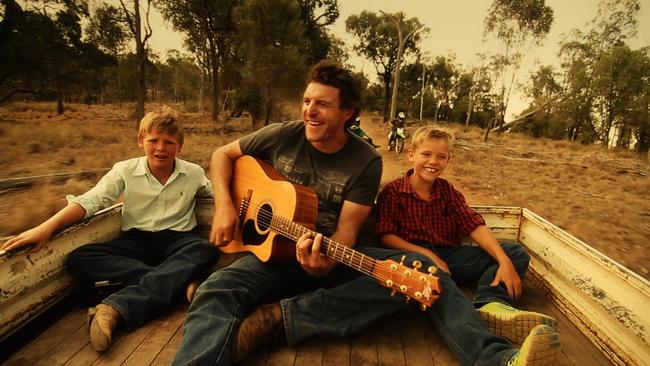 Lettin' it rip: Country singer Josh Arnold on location with his crew for his single "Let's Rise".