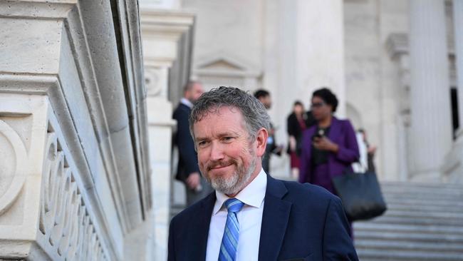 Thomas Massie was one of only two Republicans to vote against the measure, arguing it didn’t do enough to rein in deficit spending. Picture: AFP