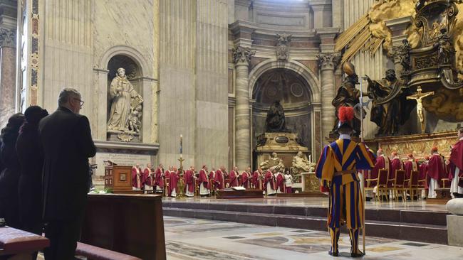 Funeral mass for Cardinal George Pell being held. Photo: Victor Sokolowicz