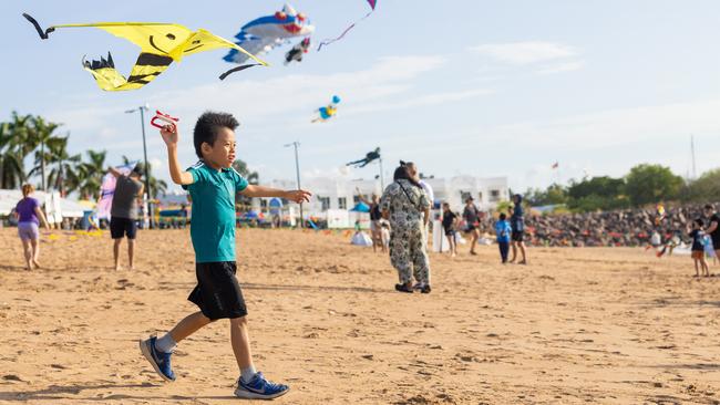 Darwin Kite Festival 2024 at Cullen Bay Lawns. Picture: Aadil Shrestha / Photoauraphotography (Activate Darwin).