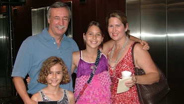 Ken Talbot with his family.