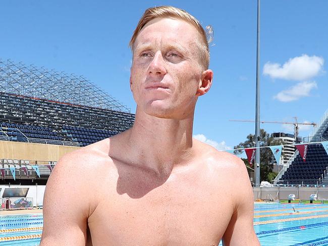 ### CONTACT GOLD COAST BULLETIN BEFORE USING PLEASE ###Australian swimmers preparing for Comm Games at Gold Coast Aquatic Centre this morning.Photo of Daniel Smith.Photo by Richard Gosling