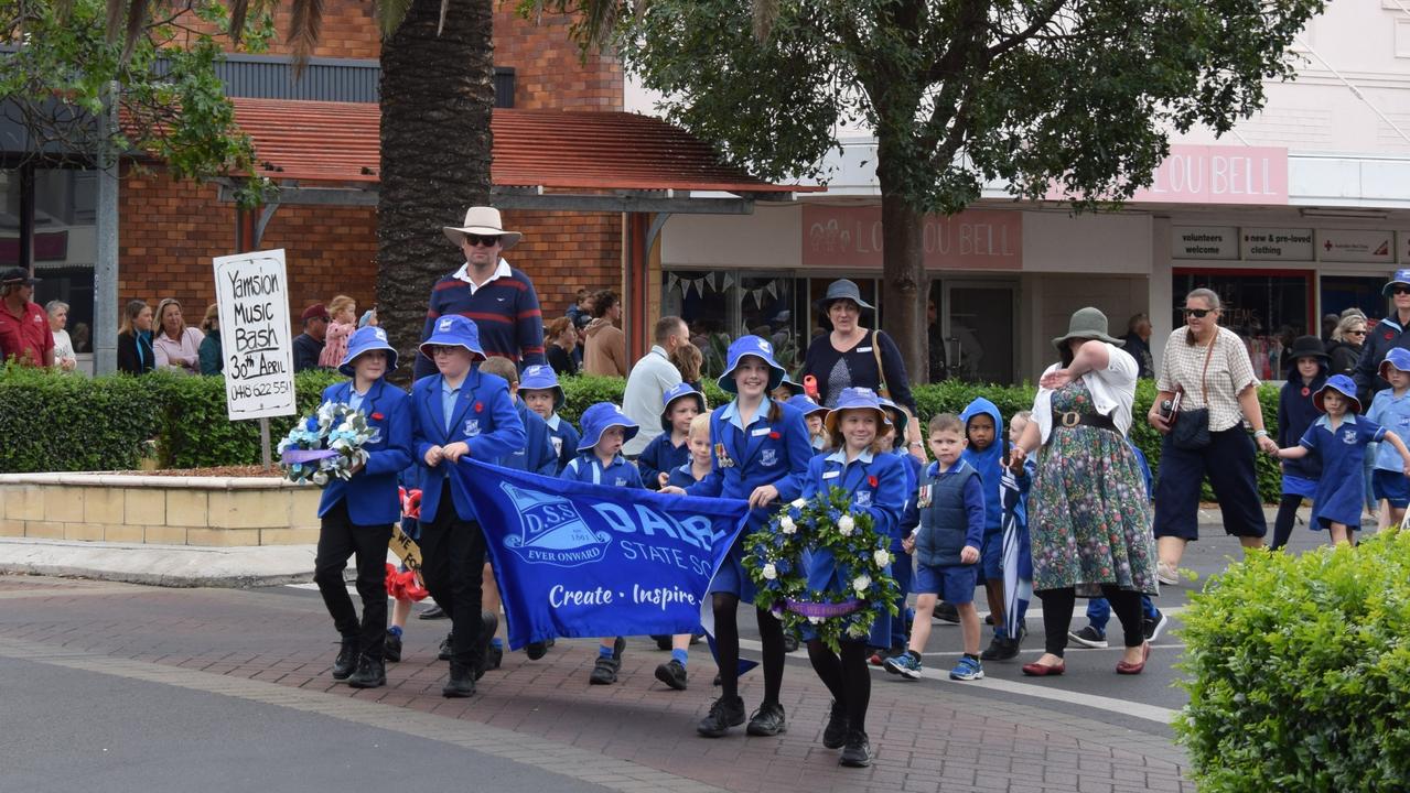 Dalby and surrounds come together for touching tribute on Anzac Day 2022 Picture: Emily Devon