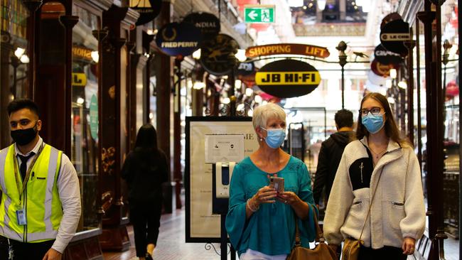 Australians are still spending at an elevated rate versus pre-pandemic. Picture: NCA NewsWire / Gaye Gerard