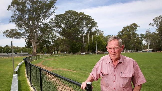 Corowa-Rutherglen life member Fred Longmire’s calls for mergers in the Corowa cluster of football clubs have been ignored. Picture: Yuri Kouzmin