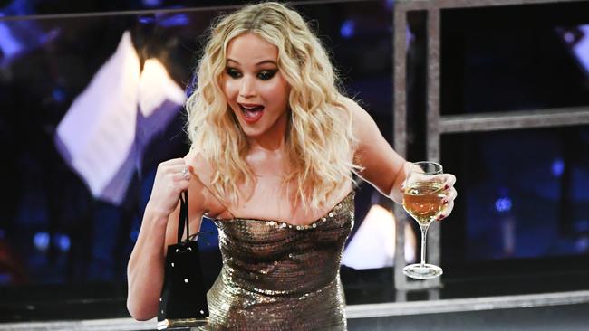 HOLLYWOOD, CA - MARCH 04:  Actor Jennifer Lawrence attends the 90th Annual Academy Awards at the Dolby Theatre at Hollywood & Highland Center on March 4, 2018 in Hollywood, California.  (Photo by Kevin Winter/Getty Images)