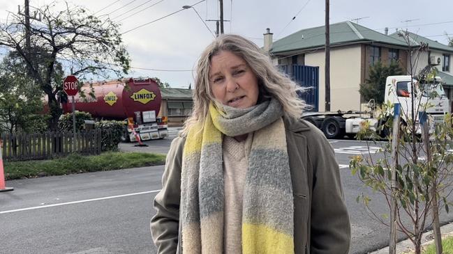 Yarraville resident and first responder Andria Kliszewski vowed to never let her family cross at the Francis St and Ballarat St intersection again. Picture: Nilsson Jones