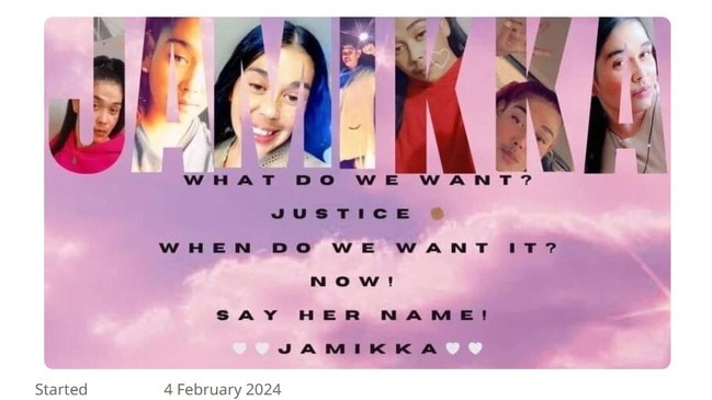 Jamikka Binge-Olive’s family have launched a petition on Change.org.