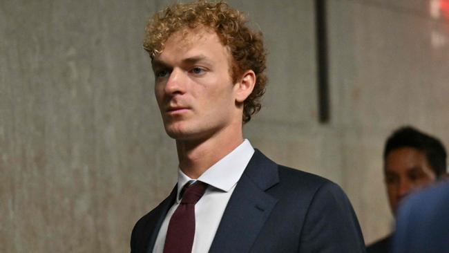 Daniel Penny outside a Manhattan court as a jury deliberates in his manslaughter trial. Picture: AFP