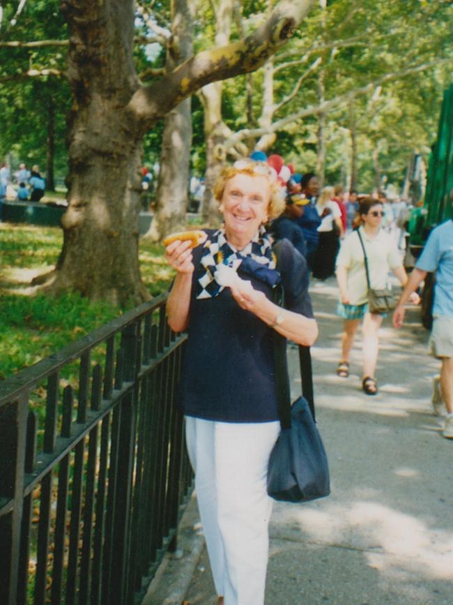 Yvonne Kennedy on a holiday in New York shortly before she died aboard the hijacked American Airlines Flight 77.