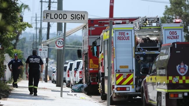 The discovery drew a large-scale response from emergency services. Picture: Tim Hunter