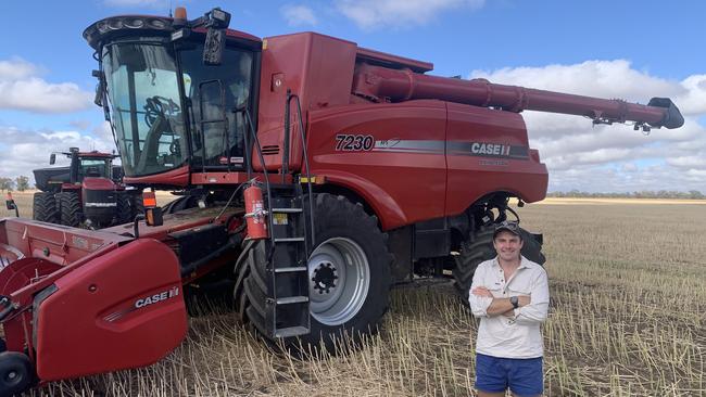 Jared Lawrence has spent the past seven summers harvesting amid university breaks. He will work as a doctor at Dubbo Hospital for the next two years. Picture: Supplied