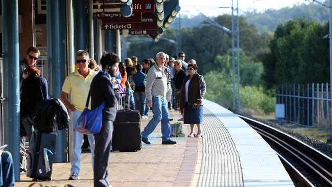 A man has been jailed after he groped a woman at the Nerang train station.