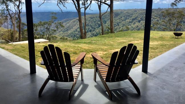 Experience life on the edge at Springbrook's Heartwood Cabin Photo: Airbnb