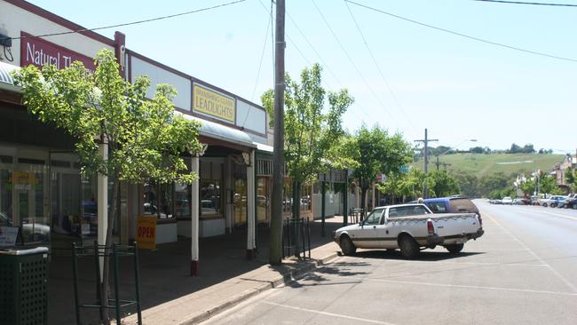 The main street of Casterton, 42km east of the South Australian border