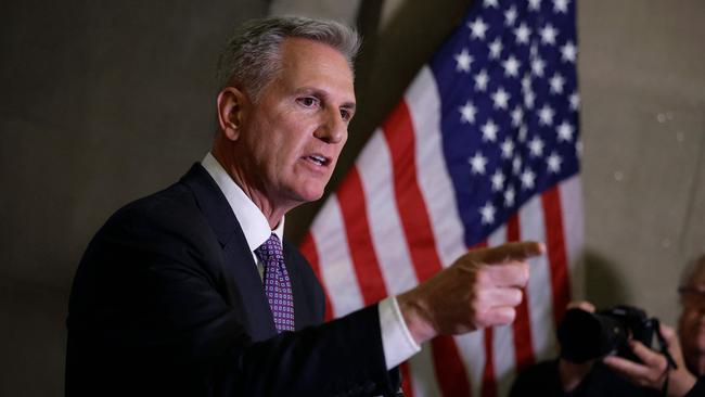 US Republican and House Speaker Kevin McCarthy. Picture: Getty Images