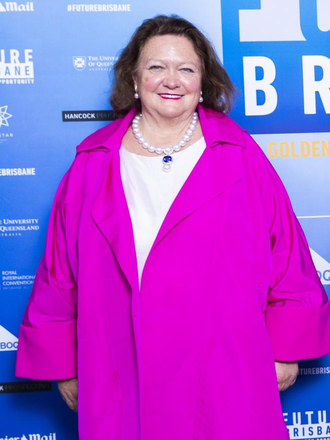 Gina Rinehart. Picture: Richard Walker