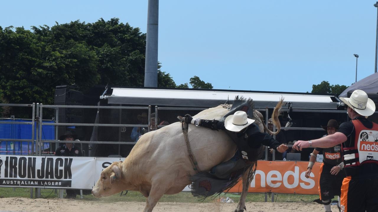 Lachlan Slade at the PBR Airlie Beach Invitational. Picture: Laura Thomas