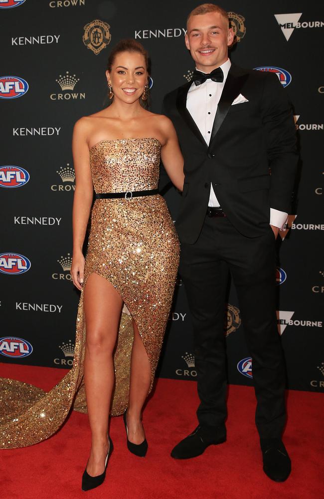 Hawthorn’s James Worpel and Courtney Carruthers. Picture: Mark Stewart