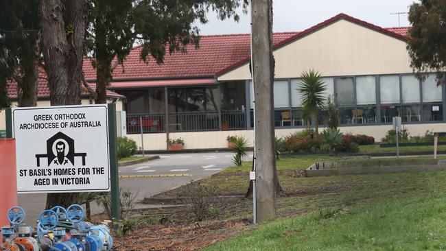 St Basil’s nursing home in Fawkner. Picture: David Crosling