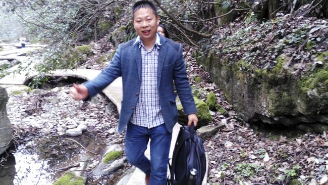 Li Zhao is one of three men involved in investigating working conditions at a Chinese factory that produces Ivanka Trump shoes who have been arrested or gone missing. Picture: Deng Guilian via AP.