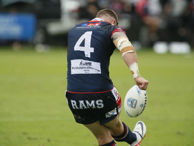 Jack Miller has a shot at goal for Camden. Picture: Warren Gannon Photography