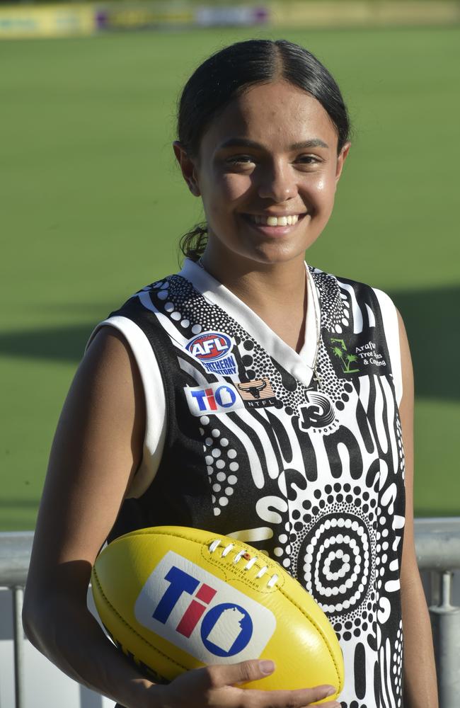 Palmerston Magpies NTFLW 2021 captain Tabitha May. Picture: Amanda Parkinson