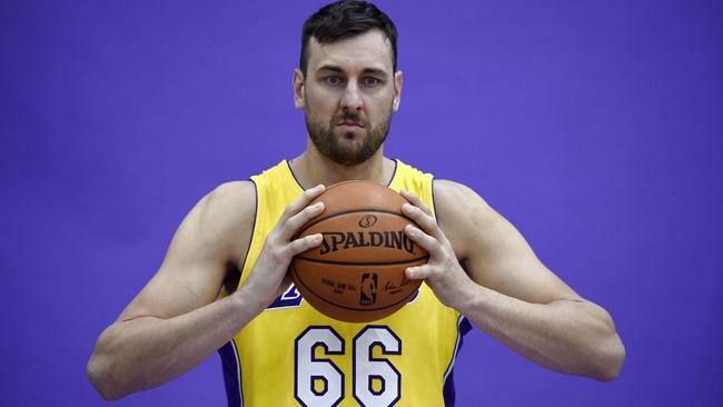 Australian basketball star Andrew Bogut.