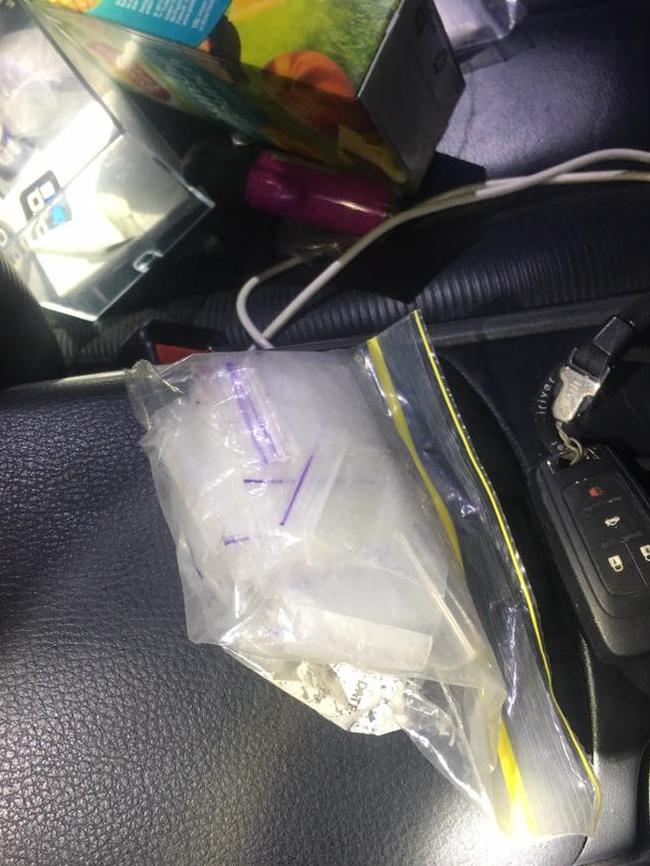 Police allegedly recovered a stash of drugs following the traffic stop. Picture: Supplied/NSW Police