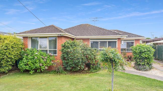 A three-bedroom house at 12 Plover St, Melton, with a $439,000-$479,000 asking range. The suburb’s median house price stands at $467,960, the most affordable in Melbourne.