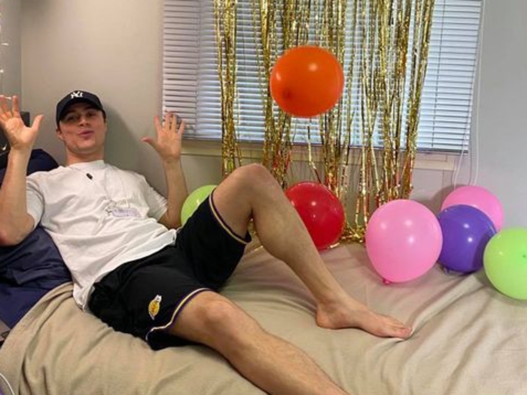 Australian rapper Illy spent his birthday in the Howard Springs quarantine facility. Picture: Facebook