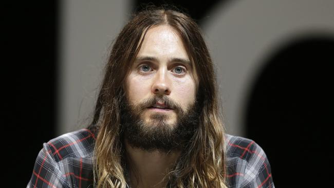 American actor, Jared Leto attends the Cannes Lions 2014, 61st International Advertising Festival in Cannes, southern France, Wednesday, June 18, 2014. The Cannes Lions International Advertising Festival is a world's meeting place for professionals in the communications industry.(AP Photo/Lionel Cironneau)