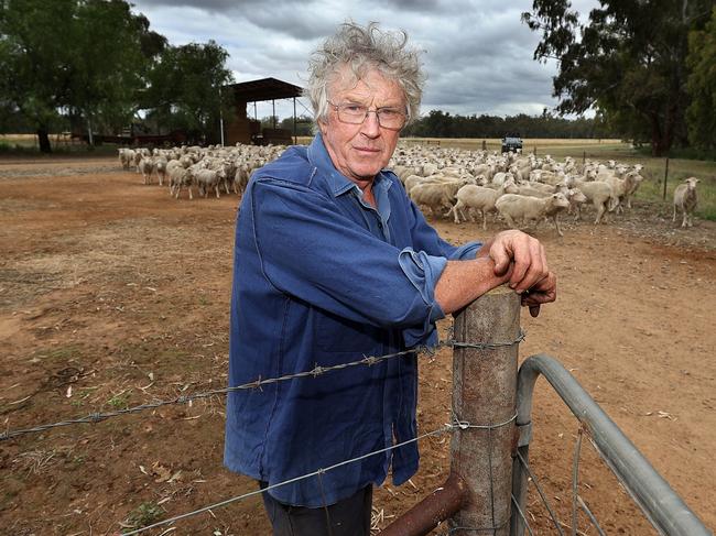 Duncan Williams is a sheep and wheat farmer who is prepared for the worst scenario.He believes he could loose his entire crop if the flood hits.For the past 27 years Duncan has managed Ã¢â¬ÅBogabigalÃ¢â¬Â a 1600 hectare property on the outskirts of Forbes, in Western NSW.He moved his sheep to higher ground so they do not get cut off when the river rises.Heavy rain has been dumped on NSW as a low-pressure system moved across the state. Picture: Gary Ramage