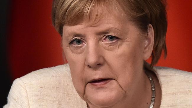 German Chancellor Angela Merkel. Picture: AFP